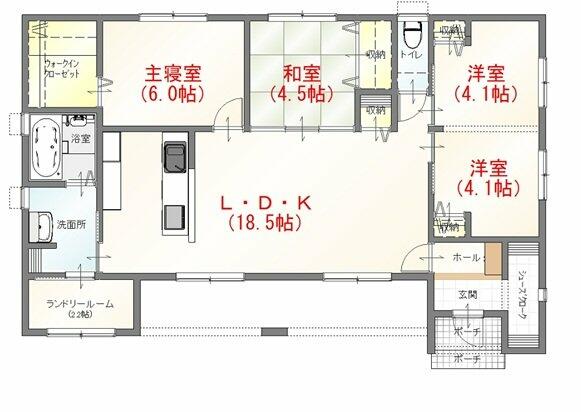 大分市 大字猪野（高城駅） 平屋建 ４ＬＤＫ
