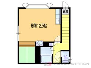 アットホーム 岡田アパート 2階 １ｌｄｋ 提供元 ビッグ 小樽店 株 パワー ステーション 小樽市の賃貸アパート