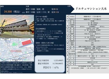 アットホーム】ドルチェマンション大木（提供元：ロジソーコ ゼクス(株