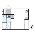 渋谷区 本町２丁目（初台駅） 1階 ワンルームの間取り図