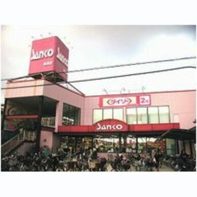 スーパーサンコー長吉店 距離:408m