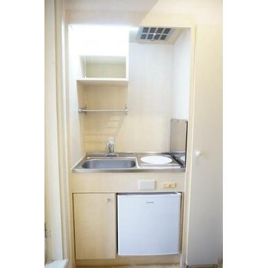 ＩＨコンロ・冷蔵庫付ミニキッチン