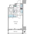 リオプラド赤坂 ３０３ １Kの間取り図