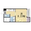 ＭＥＳＡ　ＶＥＲＤＥ　京都北大路Ⅱ １０２ １Kの間取り図