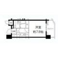 Ｂｒｉｓ登戸 4階 １Kの間取り図