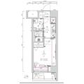 Ａｍａｖｅｌ早稲田 7階 １Kの間取り図