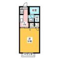 ピースフル向台 １０３ １Kの間取り図