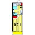 （仮称）キャメル柏の葉キャンパス８ １０２ １Kの間取り図