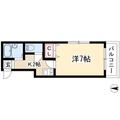 サンシャイン福成 ８Ａ １Kの間取り図