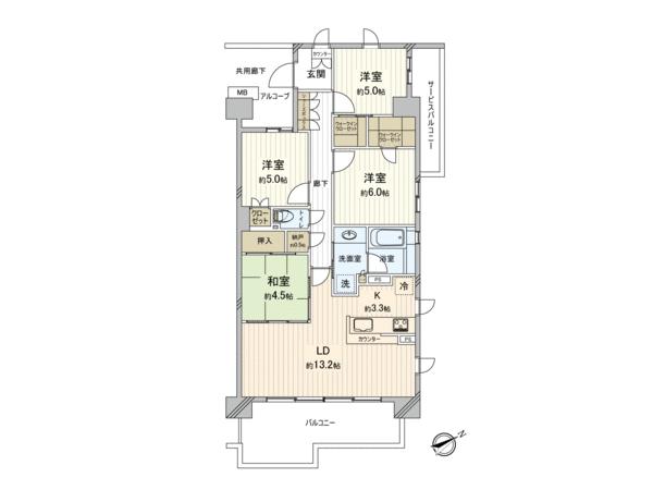 アットホーム シャリエ柏たなかステーションヴィラ 1階 ４ｌｄｋ 柏市の中古マンション マンション購入の情報