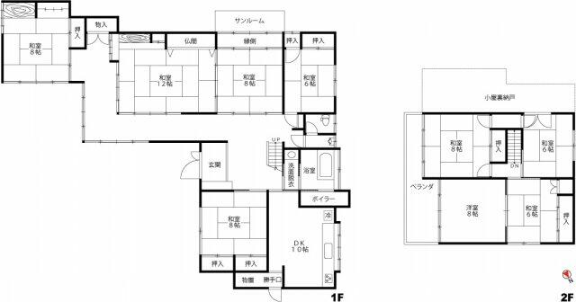 アットホーム 富山市 婦中町中島 千里駅 2階建 ９ｄｋ 富山市の中古一戸建て 提供元 株 ビルト 不動産部 一軒家 家の購入