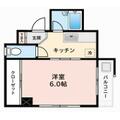 第一高宏ビル ４０１ １Kの間取り図