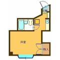 中野区 南台４丁目（笹塚駅） 1階 １Kの間取り図