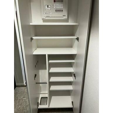ちょっとした収納スペースも充実しています
