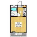 世田谷区 用賀３丁目（用賀駅） 3階 ワンルームの間取り図