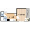 鴨池山元ビル ０５０２ １Kの間取り図