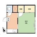泉荘 ８ １Kの間取り図