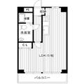 マンション五軒邸 ２０１ ワンルームの間取り図