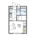 小金井市 関野町２丁目（武蔵小金井駅） 3階 １Kの間取り図