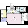 ＡＸＩＡ人形町 8階 １Kの間取り図