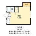マンション奈美 2階 ワンルームの間取り図