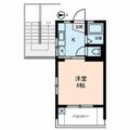 エコーマンション ０４０１ １Kの間取り図