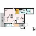 オリビア神楽坂（Ｏｌｉｖｉａ神楽坂） ２０２ １Kの間取り図