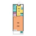 フォーレスト室園 ２０３ １DKの間取り図