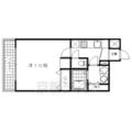 ルクラ京都三条油小路 ４０１ １Kの間取り図