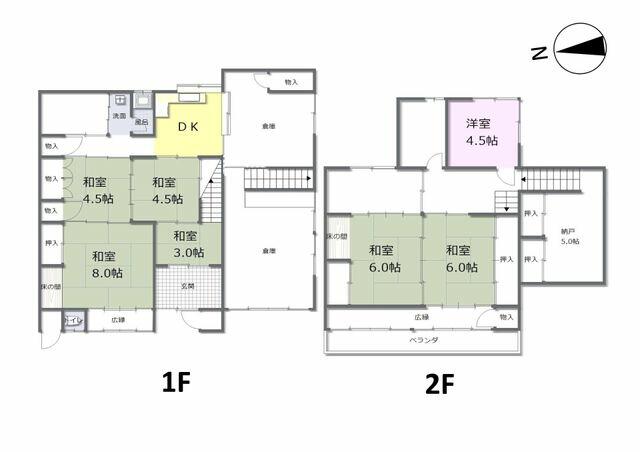 Onomichi City, Shōtoku-chō (Onomichi Station), 2-story building, 7SDK &mdash; photo 1
