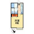 千葉市中央区 松ケ丘町（大森台駅） 1階 １Kの間取り図
