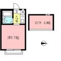 ルーブル国領 １０１ １Kの間取り図