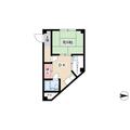 藤田ビル ３０２ １DKの間取り図