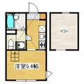 エクセル十条 ３０３ １Kの間取り図