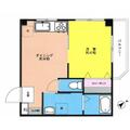 コーポ東豊 3階 １DKの間取り図