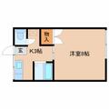 静岡市清水区 三保（新清水駅） 1階 １Kの間取り図