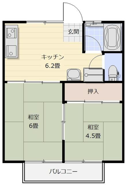 アットホーム 相武ハイツａ ２０３号室 ２ｄｋ 提供元 株 丸三 横浜市瀬谷区の賃貸アパート