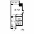 チェルトヴィータ ２０９ １Kの間取り図