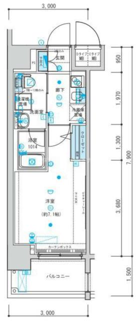 アットホーム】メインステージ森下 8階 1K（提供元：(株)アセット  