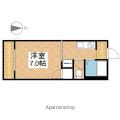コーポサンライズ １０２ １Kの間取り図