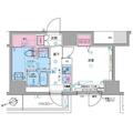 ＧＥＮＯＶＩＡ駒込駅　ｇｒｅｅｎ　ｖｅｉｌ 3階 １Kの間取り図