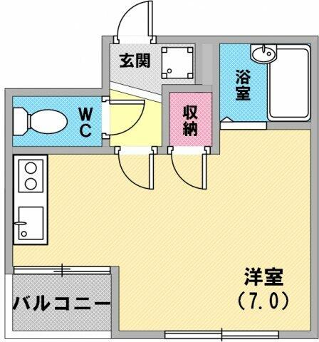 アットホーム 平野エスペランス ５０５ ワンルーム 提供元 株 ｉ ｃ ｇｒｏｗ 神戸店 神戸市兵庫区の賃貸マンション