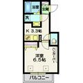 ＣＡＳＡ　ＢＩＡＮＣＡ ３０５ １Kの間取り図