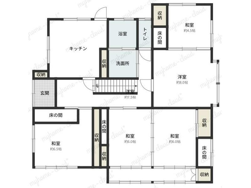 Iwaki City, Joban Kamiyu Nagahama Town, Yudai-do (Yumoto Station) 2-story 7K