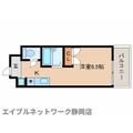 静岡市葵区 太田町（音羽町駅） 2階 ワンルームの間取り図
