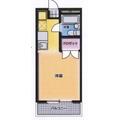 メゾンドール　１　 ４０１ １Kの間取り図