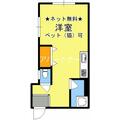 石川ビル 3階 ワンルームの間取り図