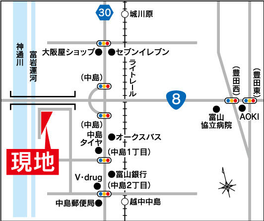 アットホーム 富山市 中島１丁目 城川原駅 住宅用地 富山市の土地 売地 宅地 分譲地など土地の購入情報