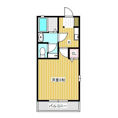 １Ｋ（Ｋ（洋間８・Ｋ）２７．１６㎡
