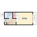 ハイツミタ 102 １Kの間取り図